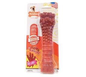 Nylabone Nylabone textured dura chew beef jerkey voor harde bijters Nylabone Nylabone textured dura chew beef jerkey voor harde bijters