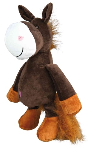 Trixie Trixie pluche paard met dierengeluid Trixie Trixie pluche paard met dierengeluid