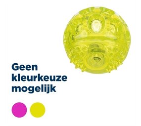 Trixie Trixie knipperbal zonder geluid drijvend tpr assorti Trixie Trixie knipperbal zonder geluid drijvend tpr assorti