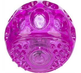Trixie Trixie knipperbal zonder geluid drijvend tpr roze Trixie Trixie knipperbal zonder geluid drijvend tpr roze