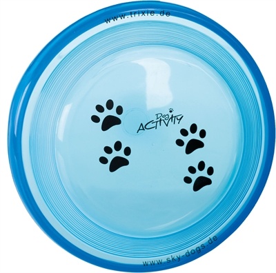 Trixie Trixie dog disc kunststof geschikt voor wedstrijden assorti Trixie Trixie dog disc kunststof geschikt voor wedstrijden assorti
