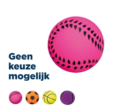 Trixie Trixie bal neon drijvend schuimrubber assorti Trixie Trixie bal neon drijvend schuimrubber assorti