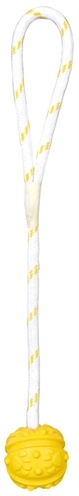 Trixie Trixie bal aan touw natuurrubber drijvend limegroen Trixie Trixie bal aan touw natuurrubber drijvend limegroen