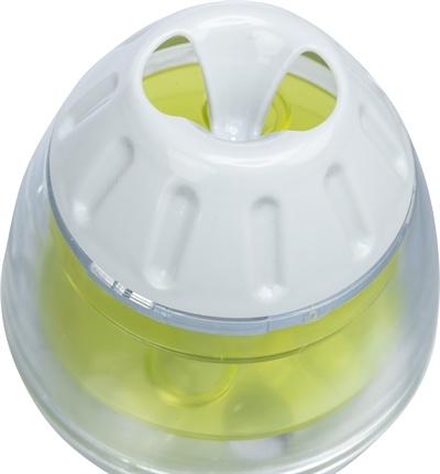 Trixie Trixie roly poly snack tuimel ei grijs / lime groen Trixie Trixie roly poly snack tuimel ei grijs / lime groen