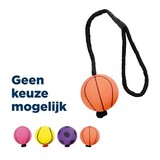 Trixie Trixie sportbal aan touw schuimrubber drijvend assorti Trixie Trixie sportbal aan touw schuimrubber drijvend assorti