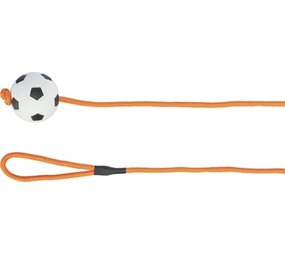 Trixie Trixie voetbal aan touw schuimrubber drijvend Trixie Trixie voetbal aan touw schuimrubber drijvend