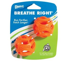Chuckit Chuckit breathe right fetch bal oranje Chuckit Chuckit breathe right fetch bal oranje