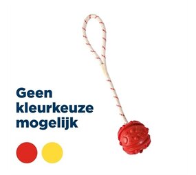 Trixie Trixie bal aan touw natuurrubber drijvend assorti Trixie Trixie bal aan touw natuurrubber drijvend assorti
