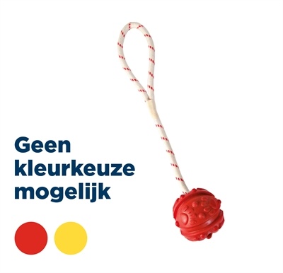 Trixie Trixie bal aan touw natuurrubber drijvend assorti Trixie Trixie bal aan touw natuurrubber drijvend assorti