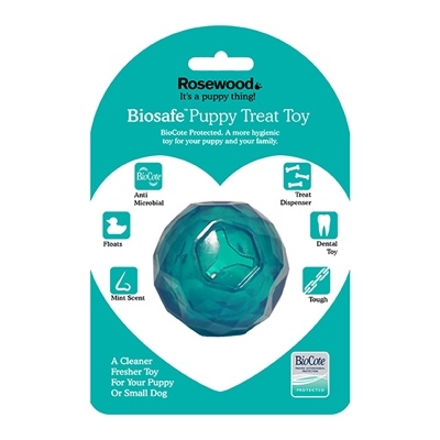 Biosafe Biosafe puppy snack bal blauw Biosafe Biosafe puppy snack bal blauw