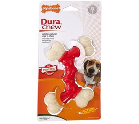Nylabone Nylabone extreme chew voor harde bijters baconsmaak Nylabone Nylabone extreme chew voor harde bijters baconsmaak