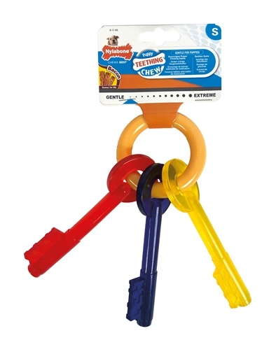 Nylabone Nylabone puppy chew bijtsleutels baconsmaak