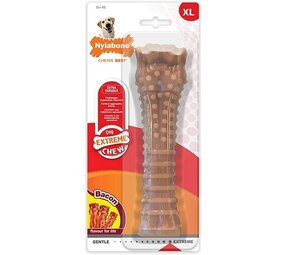 Nylabone Nylabone dura chew voor harde bijters baconsmaak Nylabone Nylabone dura chew voor harde bijters baconsmaak