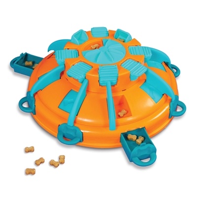 Nina ottosson Nina ottosson tower of treats oranje / blauw Nina ottosson Nina ottosson tower of treats oranje / blauw