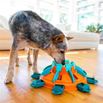 Nina ottosson Nina ottosson tower of treats oranje / blauw Nina ottosson Nina ottosson tower of treats oranje / blauw