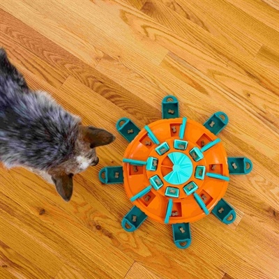 Nina ottosson Nina ottosson tower of treats oranje / blauw Nina ottosson Nina ottosson tower of treats oranje / blauw