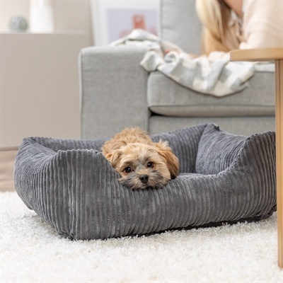 Trixie Trixie hondenmand jonna vital ribstof donkergrijs