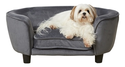 Enchanted pet Enchanted hondenmand / sofa coco donkergrijs Enchanted pet Enchanted hondenmand / sofa coco donkergrijs