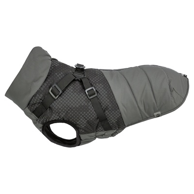 Trixie Trixie hondenjas pontis met tuig reflect grijs