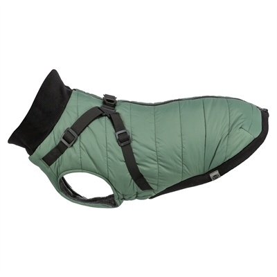 Trixie Trixie hondenjas pontis met tuig saliegroen
