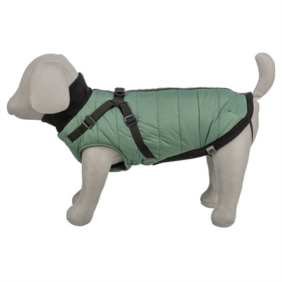 Trixie Trixie hondenjas pontis met tuig saliegroen