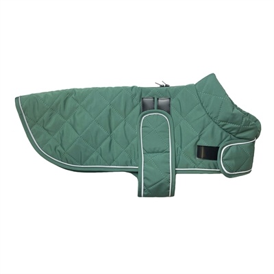 Happy pet Happy pet hondenjas go walk quilted classic teal groen