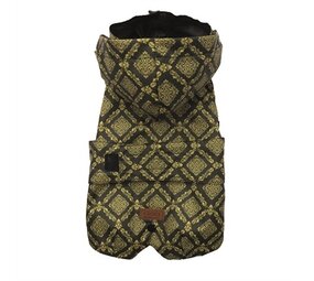 Croci Croci hondenjas goldfinger waterproof geel / zwart Croci Croci hondenjas goldfinger waterproof geel / zwart