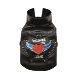 Croci Croci hondenjas frankie gevoerd zwart Croci Croci hondenjas frankie gevoerd zwart