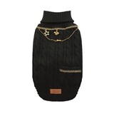 Croci Croci hondentrui met ketting goudkleurig / zwart Croci Croci hondentrui met ketting goudkleurig / zwart