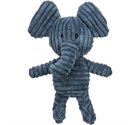 Trixie Trixie olfiant ribstof pluche donkergrijs