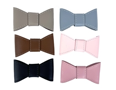 Sazzz Sazzz vlinderstrik glamper classic leer zwart