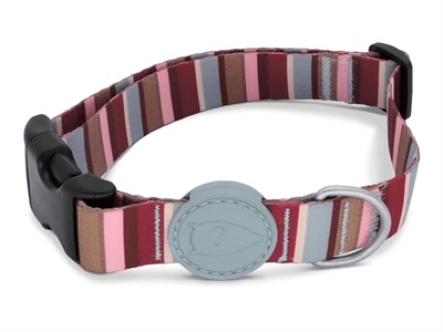 Morso Morso halsband hond gerecycled skyline rood / roze