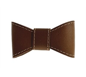 Sazzz Sazzz vlinderstrik glamper classic leer zadel bruin