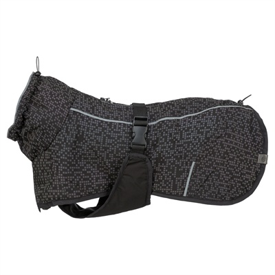 Trixie Trixie hondenjas limoux reflect zwart / grijs Trixie Trixie hondenjas limoux reflect zwart / grijs