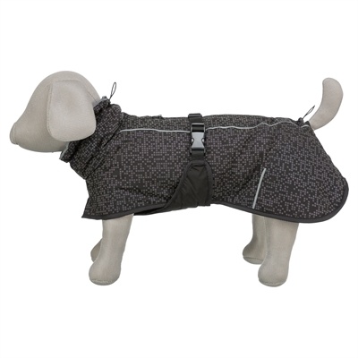 Trixie Trixie hondenjas limoux reflect zwart / grijs Trixie Trixie hondenjas limoux reflect zwart / grijs