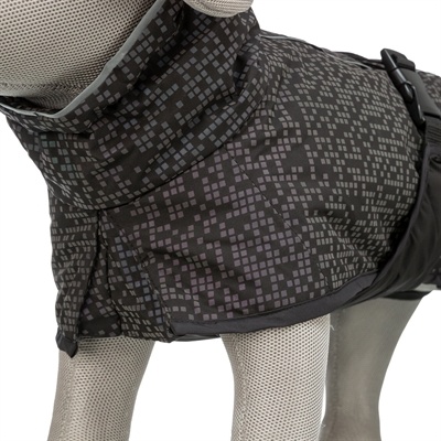 Trixie Trixie hondenjas limoux reflect zwart / grijs Trixie Trixie hondenjas limoux reflect zwart / grijs