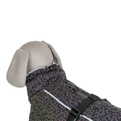 Trixie Trixie hondenjas limoux reflect zwart / grijs Trixie Trixie hondenjas limoux reflect zwart / grijs