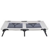 Trixie Trixie stretcher hondenligbed grijs / zwart Trixie Trixie stretcher hondenligbed grijs / zwart