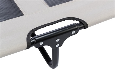 Trixie Trixie stretcher hondenligbed grijs / zwart Trixie Trixie stretcher hondenligbed grijs / zwart
