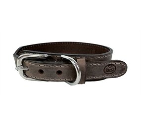 Sazzz Sazzz halsband hond boho vintage leer bruin