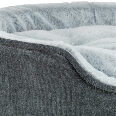 Trixie Trixie vital hondenmand lino soft ovaal grijs / lichtgrijs