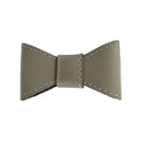 Sazzz Sazzz vlinderstrik glamper classic leer taupe Sazzz Sazzz vlinderstrik glamper classic leer taupe