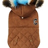 Croci Croci hondenjas shearling gevoerd bruin