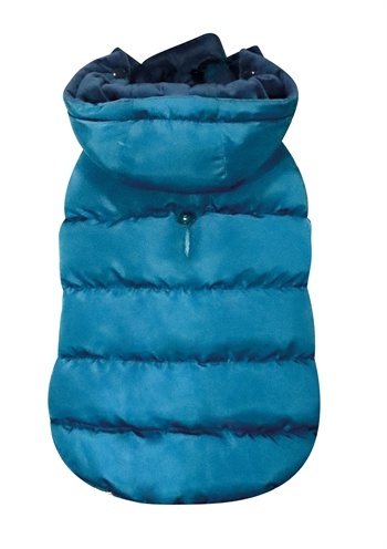 Croci Croci hondenjas velveteen gevoerd blauw Croci Croci hondenjas velveteen gevoerd blauw