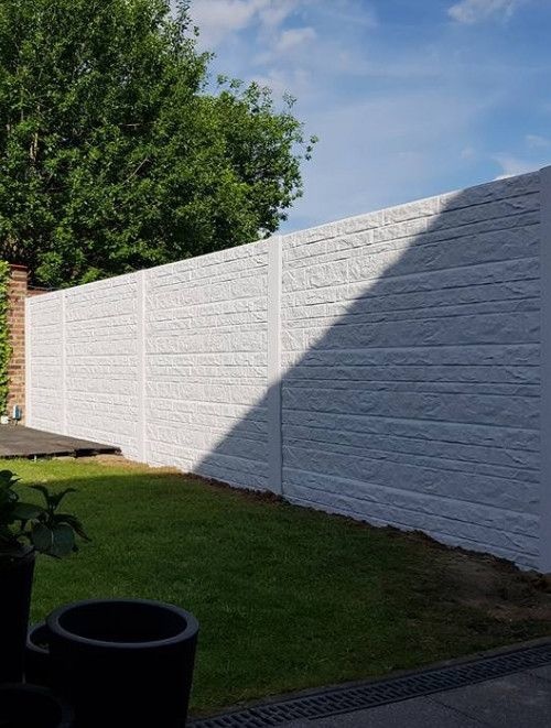 Beton schutting Fels