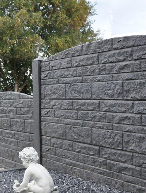 Beton schutting Fels