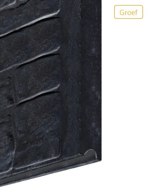 Duo Beton schutting Rabat Hout Antraciet