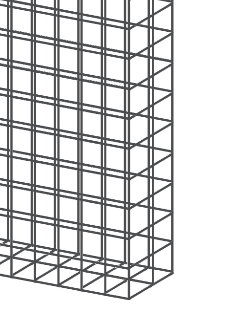 Schanskorven schutting - 10 centimeter