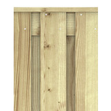 Hout beton schutting Duo Leisteen