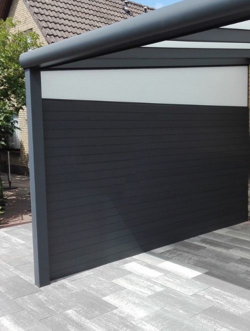 Aluminium schutting Antraciet RAL7016S